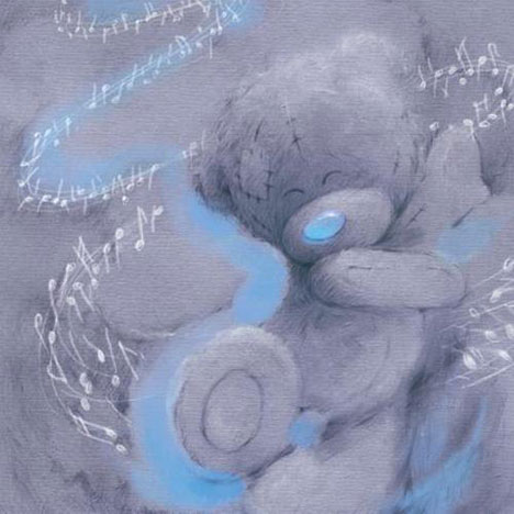 Tatty Teddy with Music Notes Me to You Bear Card £2.49